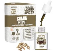 Spice Drop Jeera Cumin Natural Extract | Pour aliments, boissons et desserts | 100 % naturel | Pour un goût authentique et un goût aromatique | Extrait naturel | 5 ml (180 gouttes)
