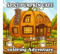 Spice Pumpkin Cafe Coloring Adventure: Cozy Autumn Fun with the Pumpkin Spice Cafe Coloring Book
