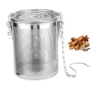 Spice Strainer Stainless Steel Loose Tea Infuser Cooking Mesh Ball Filter with Chain Hook Spice Strainer, Stainless Steel Cooking Infuser, Tea, for, Filter with