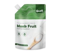 SPICEEL Édulcorant aux Fruits de Moine avec érythritol - Substitut de Sucre Blanc, café, thé, sans Gluten, végétalien, substitut du Sucre (0,5 kg)