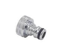 SpiceFlow - Raccord de robinet, chromé/laiton, 3/4 pouces, compatible avec Gardena 1/2