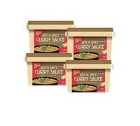 SPICEHUB Goldfish Boîte de 4 pots de pâte de curry chinoise à emporter 405 g