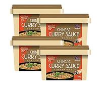 SPICEHUB Goldfish Boîte de 4 pots de pâte de curry chinoise à emporter 405 g