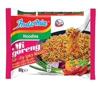 SPICEHUB Indomie Mi Goreng Lot de 40 nouilles instantanées Hot And Spicy 80 g