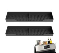 Spicers magnétique pour poêle - Étagères de stockage en silicone, support d'épices compactes | 2 fixations magnétiques au-dessus du poêle, solution organisationnelle pour les petits