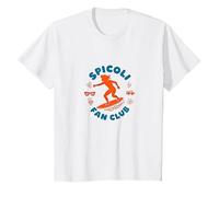 Spicoli Fan Club : Retro Surf Enthusiast Nostalgia T-Shirt, Enfant, Blanc, 8 Ans