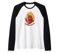Spicy Chili Pepper Cartoon Can You Handle The Heat Manche Raglan
