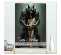Spicy Fantasy - Enthüllte Legenden (hochwertiger Premium Wandkalender 2026 DIN A2 hoch), Kunstdruck in Hochglanz: Ein provokativer Kalender, der ... verführerisch und grenzenlos sinnlich.