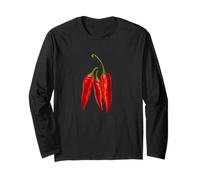 Spicy Hot Life Everyday with Red Chili Paper Graphic Designs Manche Longue