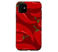 Spicy Red Pepper Pattern for Spice Addicts and Flavor Fans Coque pour iPhone 11