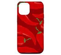 Spicy Red Pepper Pattern for Spice Addicts and Flavor Fans Coque pour iPhone 12/12 Pro
