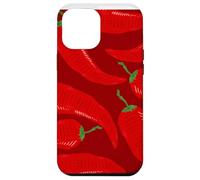 Spicy Red Pepper Pattern for Spice Addicts and Flavor Fans Coque pour iPhone 12 Pro Max