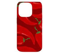Spicy Red Pepper Pattern for Spice Addicts and Flavor Fans Coque pour iPhone 14 Pro