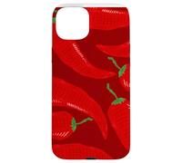 Spicy Red Pepper Pattern for Spice Addicts and Flavor Fans Coque pour iPhone 15 Plus