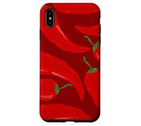 Spicy Red Pepper Pattern for Spice Addicts and Flavor Fans Coque pour iPhone XS Max