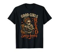 Spicy Romance Books Skeleton Bookworm Costume drôle T-Shirt
