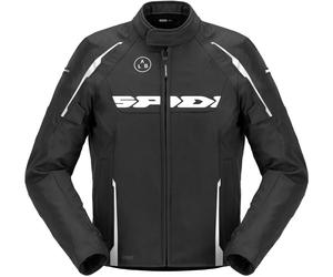 Spida Dragon H2OUT Veste textile moto pour femmes imperméable, Noir/Blanc, Taille S
