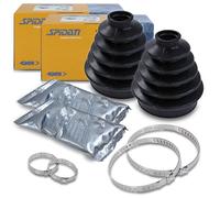 SPIDAN 2x Soufflet pour arbre d'entraînement universel 190965 Compatible avec: ALFA ROMEO 155, 156 Sportwagon, SPIDER, AUDI A3, A3, A3 Sportback, A4 Allroad B8, A4 B5, A4 B5 Avant, A4 B6, A4 B6 Avant