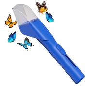 Spider Catcher, Outdoor Bees Catching Tool, Handheld Transparent Trap, Kids Exploration, Portable Grabber for Garden, Patio, Bedroom, Basement, RV, Camping Trip, 27.5x5x5cm