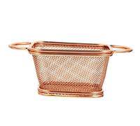 Spider - Écumoire en acier inoxydable pour frites - Panier carré pour frites - Panier à friteuse carré - Outils de cuisine - Louche pour la cuisine et la friture