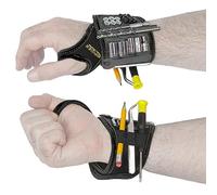 Spider Étui à outils - Bande magnétique pour poignet - Sangle de support ergonomique intégrée avec aimants haute résistance pour transporter vis, clous, forets, rondelles, aiguilles à coudre - Cadeau