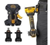 Spider Étui à outils - Étui à outils professionnel + deux broches de tournevis - Support multi-outils auto-verrouillable amélioré avec verrouillage ambidextre du pouce - Compatible avec toutes les