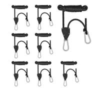 Spider Farmer 8 pièces à cliquet avec Crochet 68 KG Heavy Duty Cintre à cliquet réglable pour Lampe de Culture Corde à cliquet Lampe de Culture Cordes de Fixation Camping avec tendeur de Corde