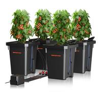 Spider Farmer DWC Hydroponic System 7 Gallon Deep Water Culture with 4 Buckets