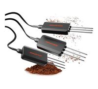 Spider Farmer GGS 3 en 1 Capteur de sol Pro 3 pièces, testeur EC humidité température avec prise RJ12, contrôle intelligent via application pour jardin, culture en intérieur, tente de culture, pièce