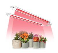 SPIDER FARMER GlowR40 LED Lampe pour plantes, Spectre rouge Bars d'éclairage supplémentaire, 650-665NM Haute efficacité Croissance pour plantes d'intérieur Fleurissement Fructification Jeu de 2, 40W