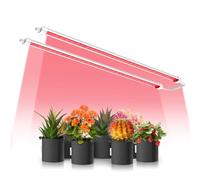 SPIDER FARMER Lampe à LED pour plantes GlowR80, Spectre rouge Barres d'éclairage supplémentaires, 650-665NM Haute efficacité Croissance pour plantes d'intérieur Floraison fructification Lot de 2, 80W