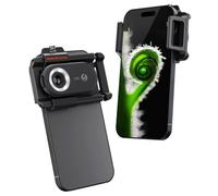 Spider Farmer Loupe de microscope 200X pour trichomes - Objectif pour smartphone avec LED et UV, zoom nano, CPL, clip-on pour