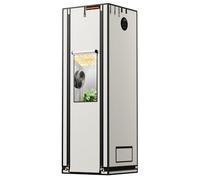 Spider Farmer Tente de culture Pro 60 x 60 x 180 cm, avec porte enroulable, fenêtre d'observation, plaque de sol amovible, tissu Mylar 2000D, pour culture hydroponique d'intérieur avec SF1000, SE1500