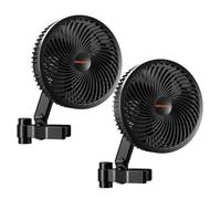 SPIDER FARMER Ventilateur Clipable 8W, 10 Vitesses, Contrôle par App, Moteur EC, IP54, Oscillant pour Tente de Culture, Incl. Minuterie (2 Pièces)