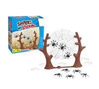 Spider Game Toy, Sticky Spider Web Toy, Kids Spider Web Game, Interactive Parent-Child Games with Bouncy Spiders, 11.81x2.36x14.96 inches Perfect for Family Gatherings, Game Nights, and Group Play