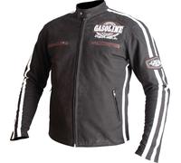 SPIDER GASOLINE blouson cuir nubuck noir XL