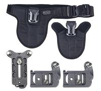 Spider Holster - SpiderPro Mirrorless Dual Camera System v2 - Le système professionnel de transport rapide pour (2) caméras sans miroir et équipement lourd, Noir, Dual Mirrorless