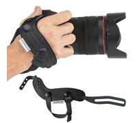 SPIDER HOLSTER - SpiderPro Sangle pour appareil photo v2 avec assemblage à pression et dragonne en option - Compatible DSLR et sans miroir (graphite) - Cuir végétalien + mousse à mémoire de forme