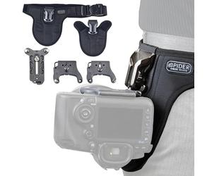 Spider Holster SpiderPro Système de double appareil photo reflex numérique v2 avec ceinture et 2 supports autobloquants
