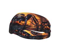 Spider in the light Bandeau de sport anti-transpiration élégant Idéal pour la course à pied, le basket-ball, le yoga et le fitness.