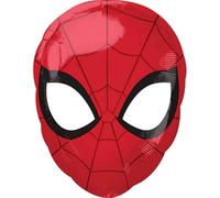 ballon aluminium tête spiderman - amscan 3466901 Multicolore