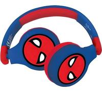 SPIDER-MAN - Casque 2 en 1 Bluetooth - Filaire confortable et pliable pour enfants avec limitation de son - LEXIBOOK