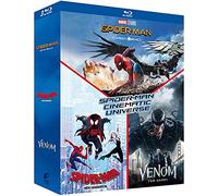 Spider-Man Cinematic Universe : Spider-Man Homecoming + Spider-Man New Generation + Venom - Pack - Blu-Ray