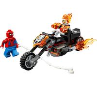 LEGO ǀ Marvel 76335 Spider-Man et sa Moto contre Ghost Rider - Jouet