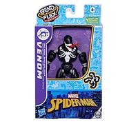 Spider-Man Hasbro Marvel Bend and Flex Missions Venom Mission dans l'espace, Figurine Flexible de 15 cm, pour Enfants, dès 4 Ans F3845 Multicolore