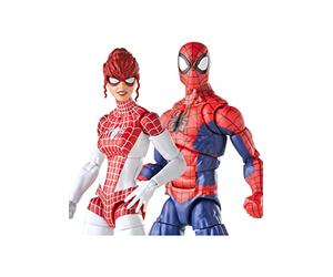Spider-Man Hasbro Marvel Legends Series, Pack de 2 Figurine et Marvel's Spinneret de 15 cm, inclut 10 Accessoires F3456 Multicolore