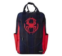 Spiderman by FLA Europe – Mini sac à dos – Miles Morales Spider‑Verse Suit – Nylon Unisexe – Noir/rouge