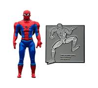 Spider-Man Marvel 80 Years Retro Action Figure Enamel Pin Set
