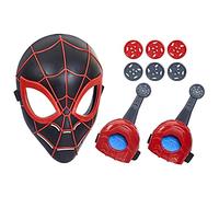 Spider-Man Marvel Across The Spider-Verse Web Action Gear, masque et gants de Miles Morales, jouets de super héros pour garçons et filles de 5 ans et plus