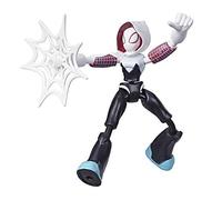 Marvel- Hasbro and Ghost Action Figure Avengers Spider-Man - Figurine Flexible Bend & Flex - 15 cm, E76885X0